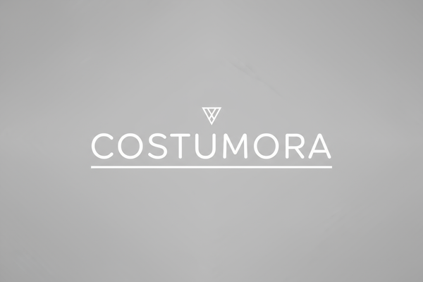 COSTUMORA белый шрифт минимализм елеганско