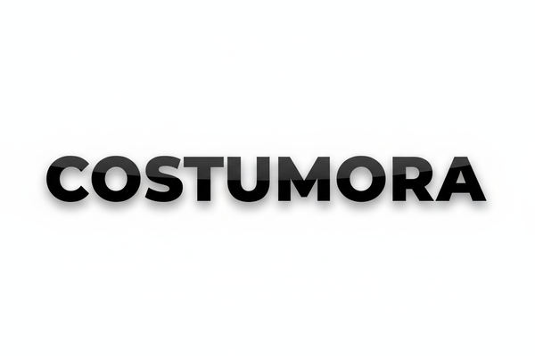 COSTUMORA на прозрачном фоне черный шрифт